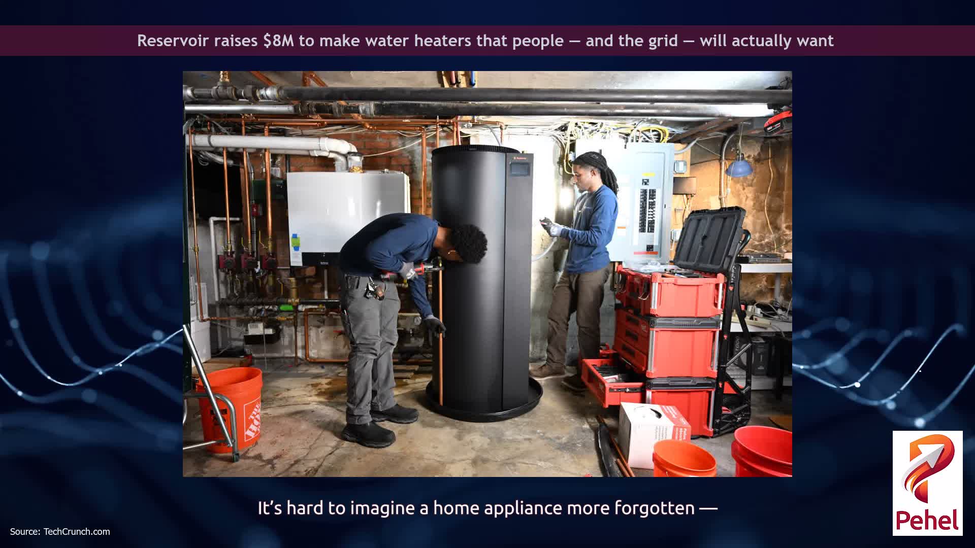 Reservoir raises $8M to make water heaters that people — and the grid — will actually want