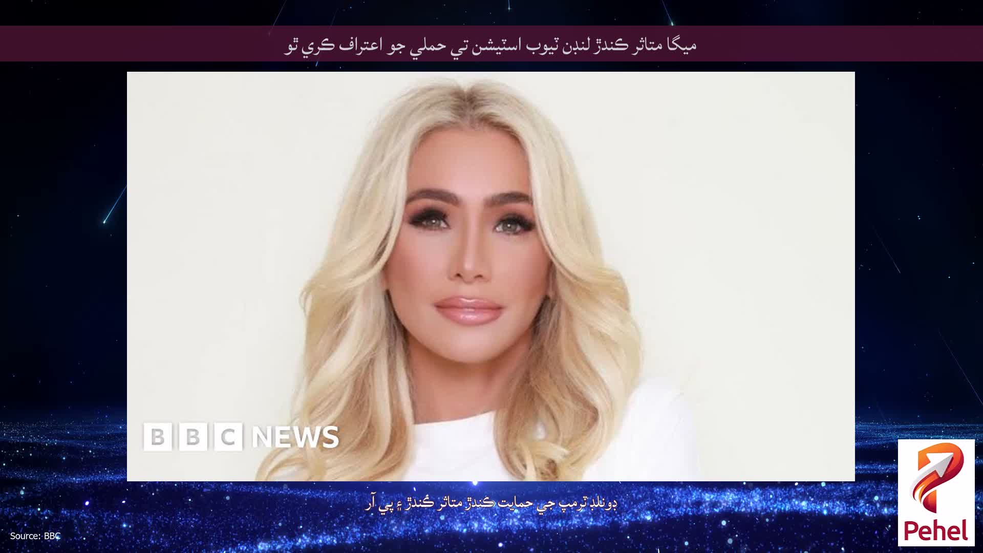 ميگا متاثر ڪندڙ لنڊن ٽيوب اسٽيشن تي حملي جو اعتراف ڪري ٿو