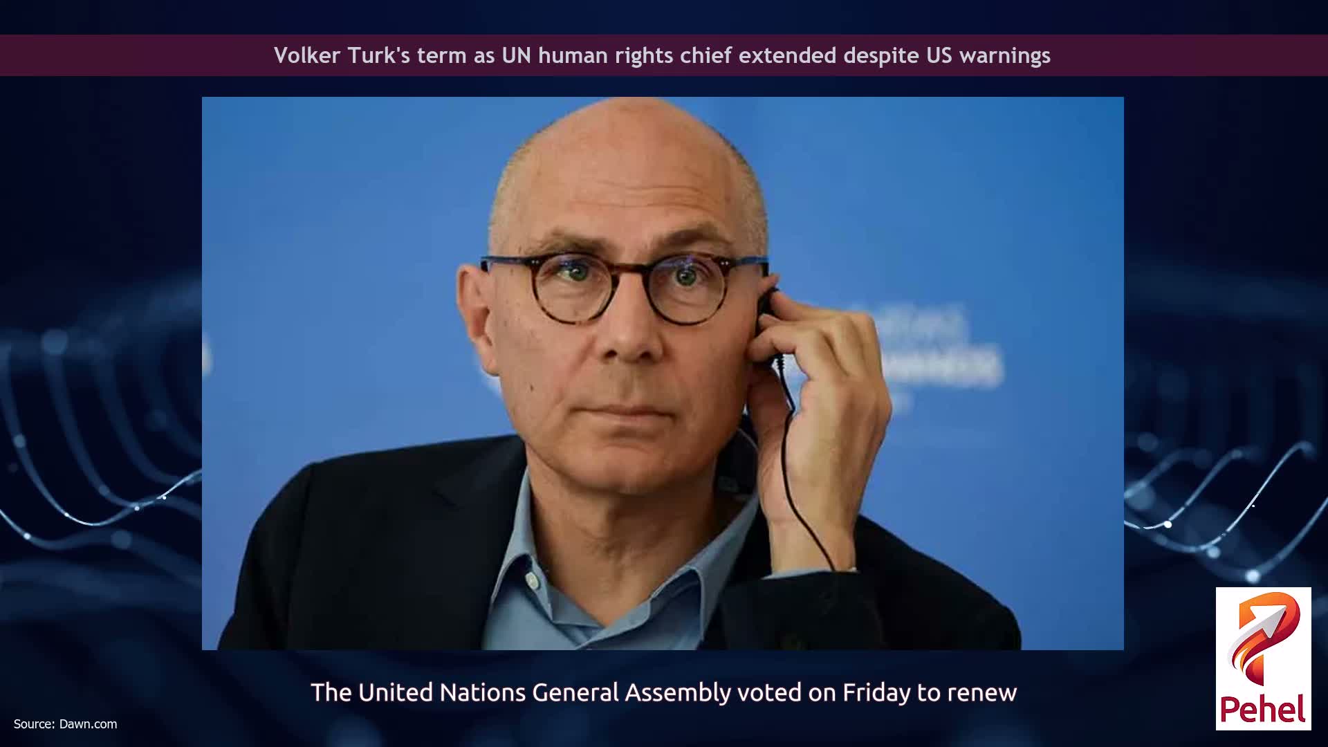 Volker Turk's term as UN human rights chief extended despite US warnings