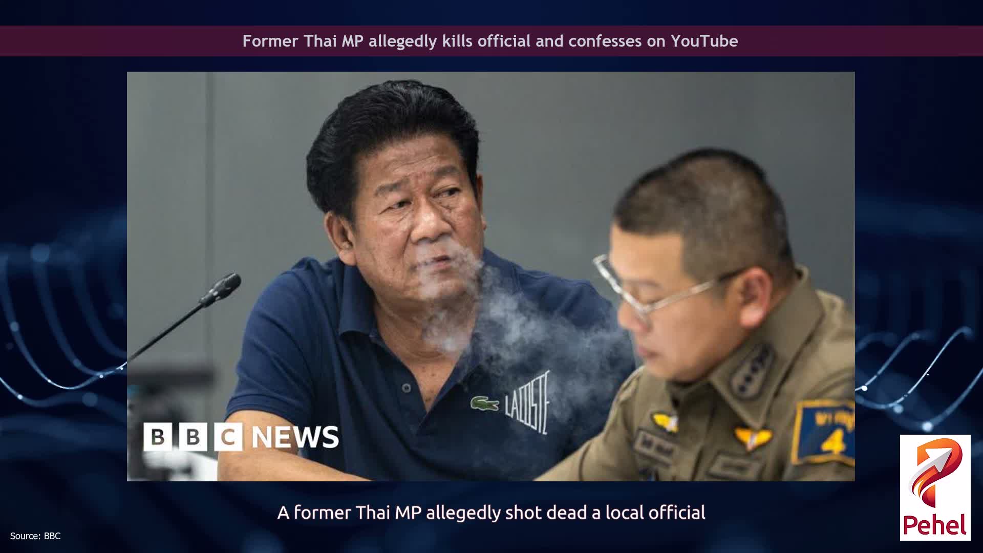 Former Thai MP allegedly kills official and confesses on YouTube