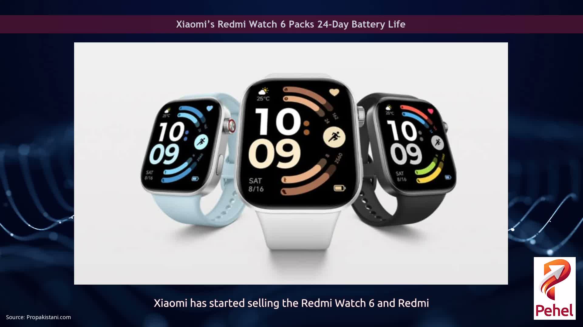 Xiaomi’s Redmi Watch 6 Packs 24-Day Battery Life