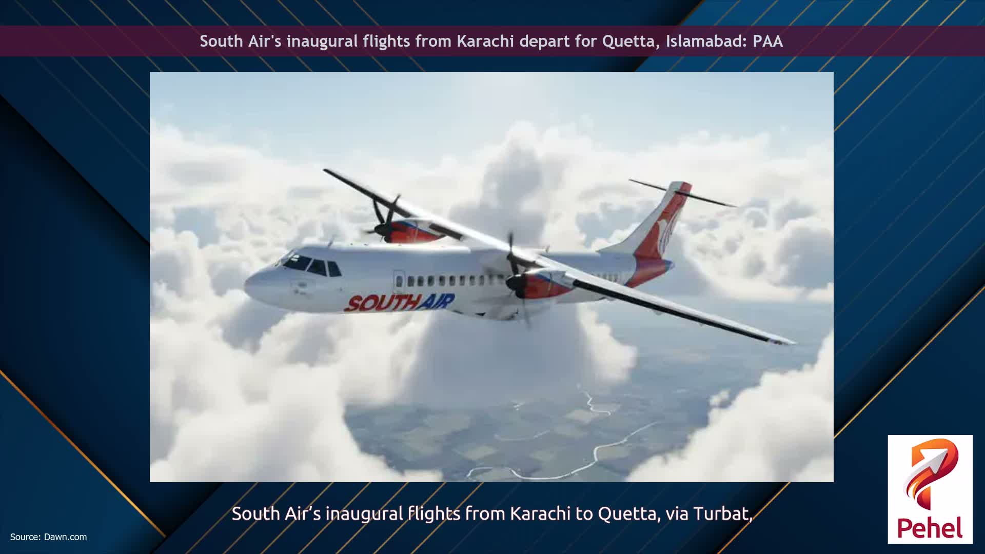 South Air's inaugural flights from Karachi depart for Quetta, Islamabad: PAA