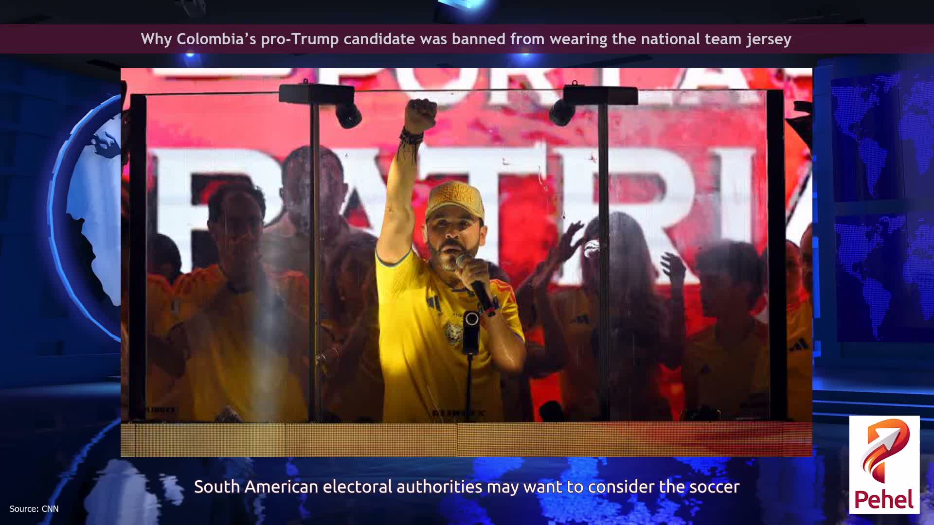 Why Colombia’s pro-Trump candidate was banned from wearing the national team jersey