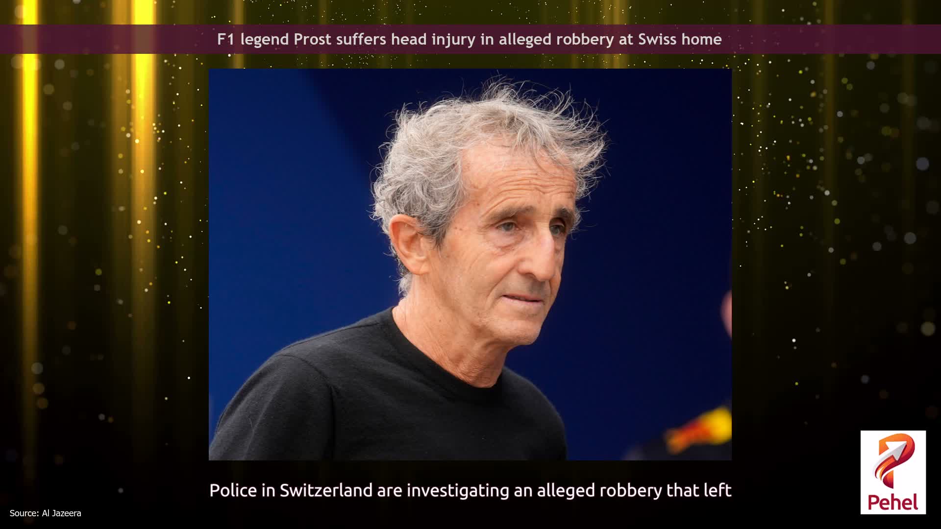 F1 legend Prost suffers head injury in alleged robbery at Swiss home