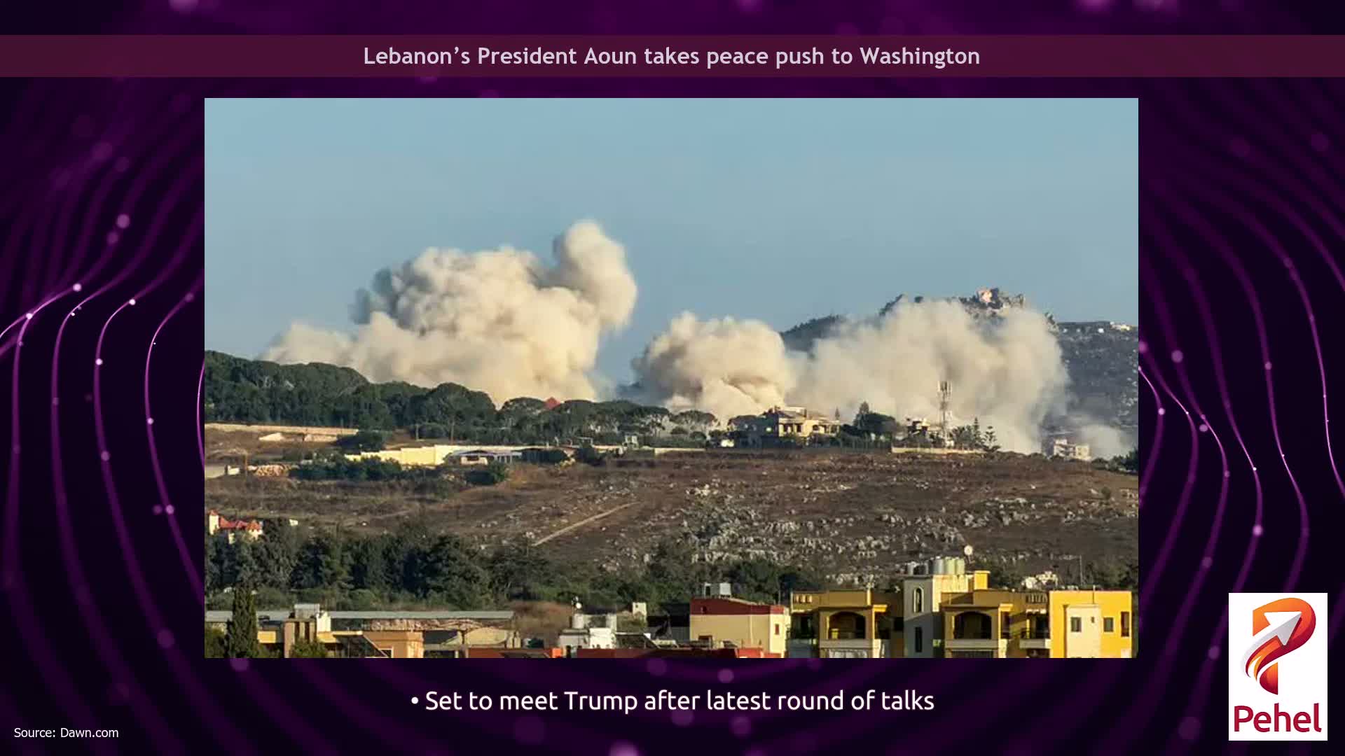 Lebanon’s President Aoun takes peace push to Washington