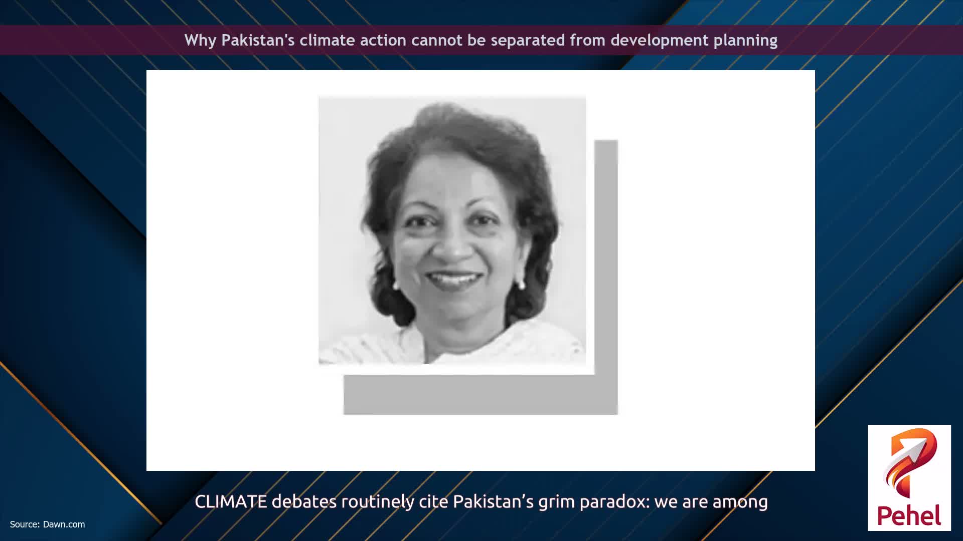 Why Pakistan's climate action cannot be separated from development planning