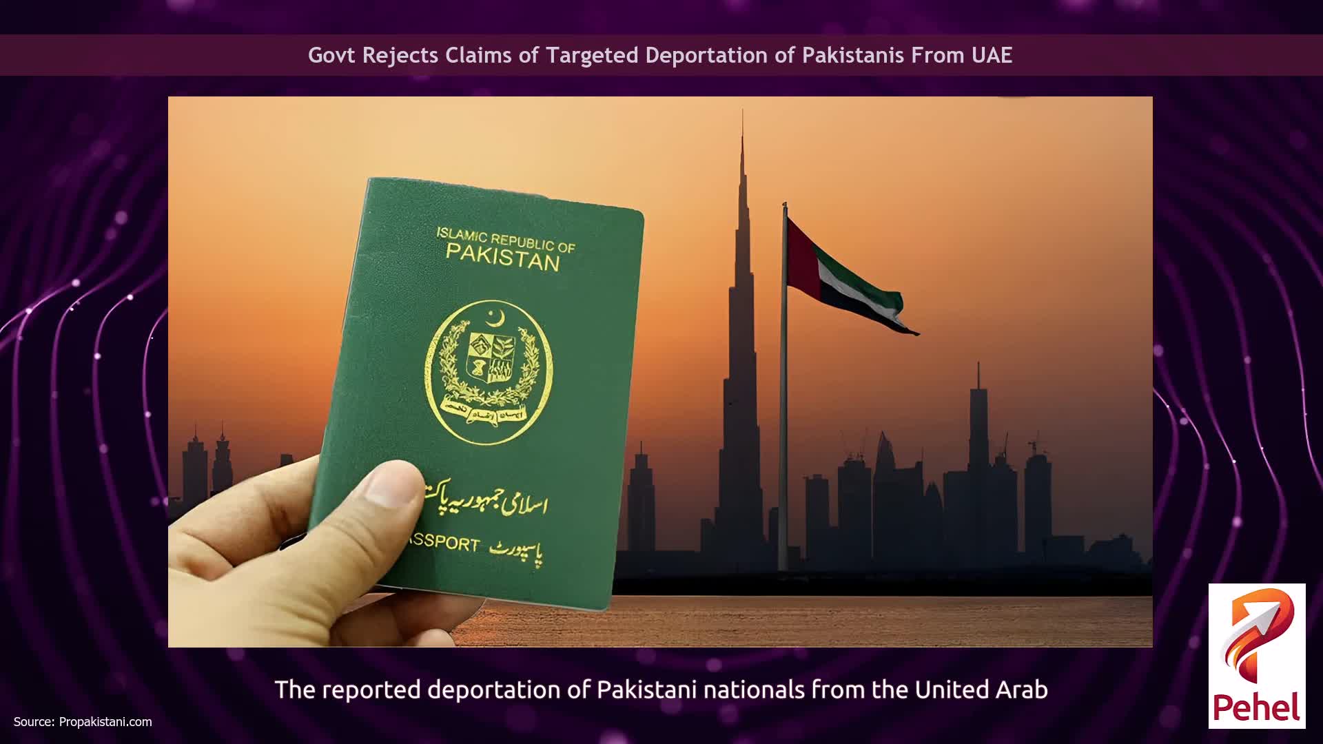 Govt Rejects Claims of Targeted Deportation of Pakistanis From UAE