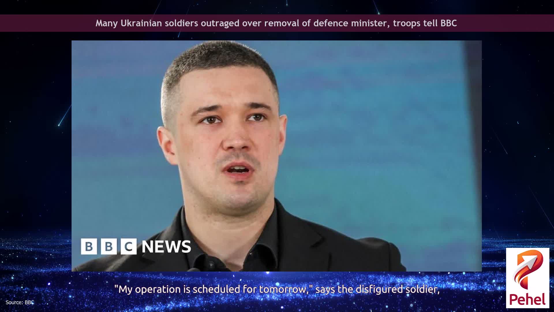Many Ukrainian soldiers outraged over removal of defence minister, troops tell BBC