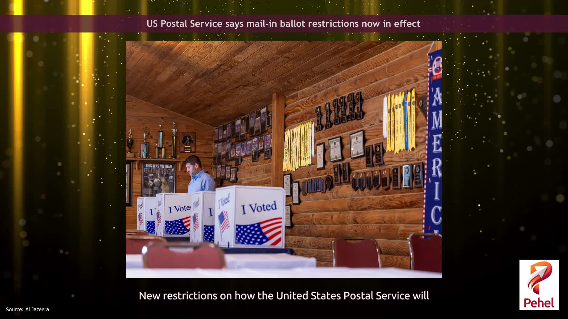 US Postal Service says mail-in ballot restrictions now in effect