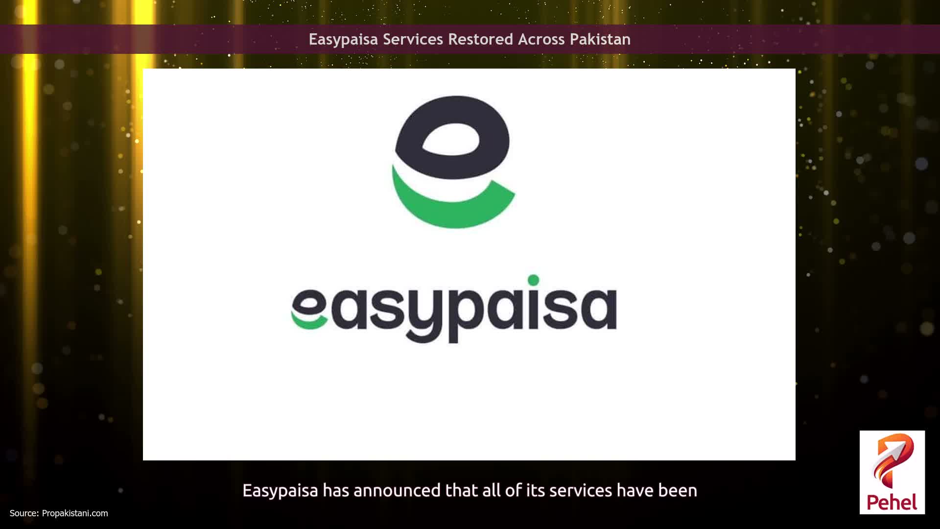 Easypaisa Services Restored Across Pakistan