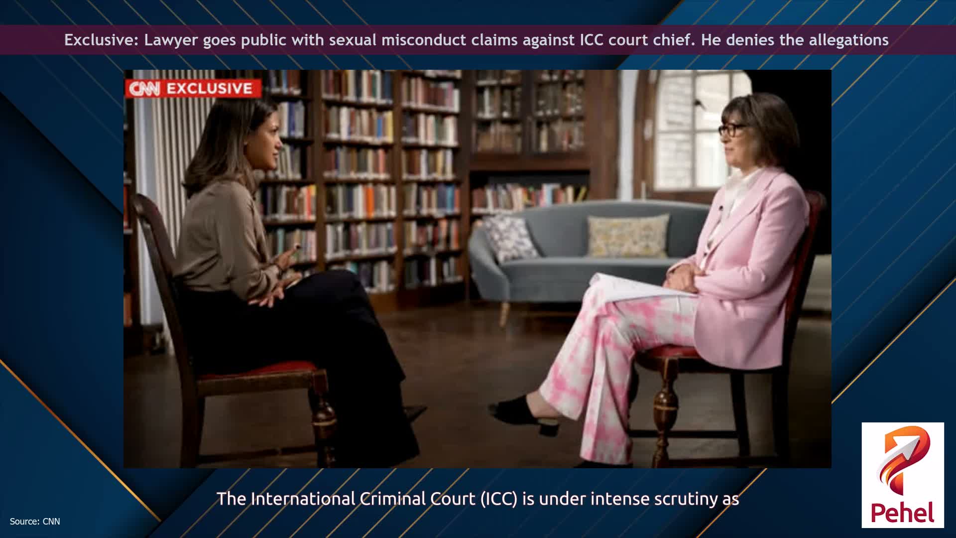 Exclusive: Lawyer goes public with sexual misconduct claims against ICC court chief. He denies the allegations