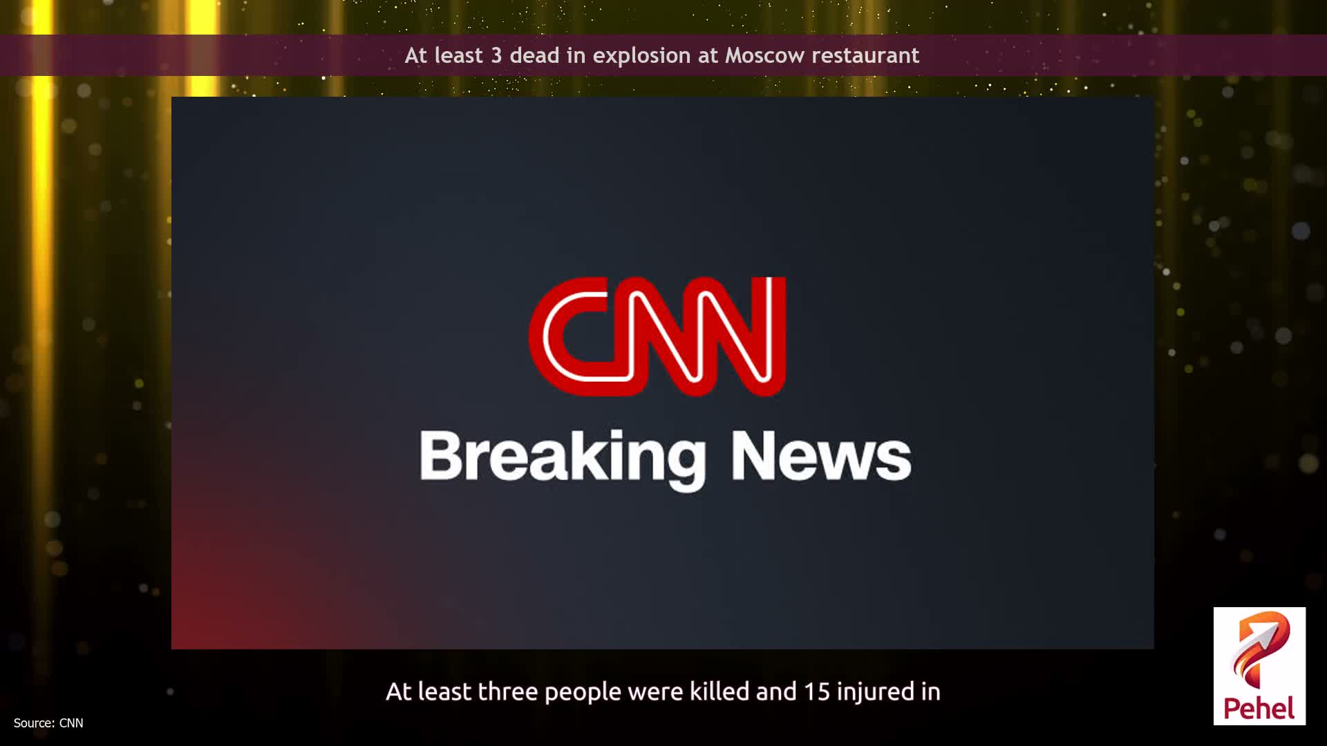 At least 3 dead in explosion at Moscow restaurant