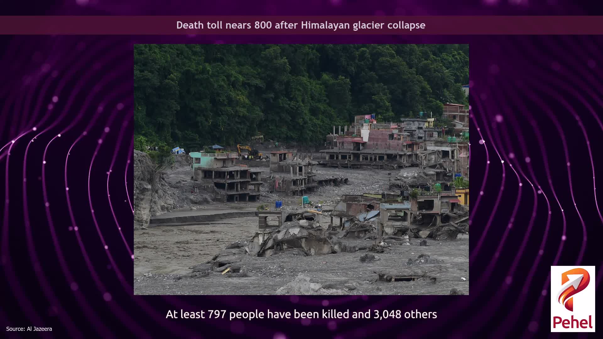 Death toll nears 800 after Himalayan glacier collapse