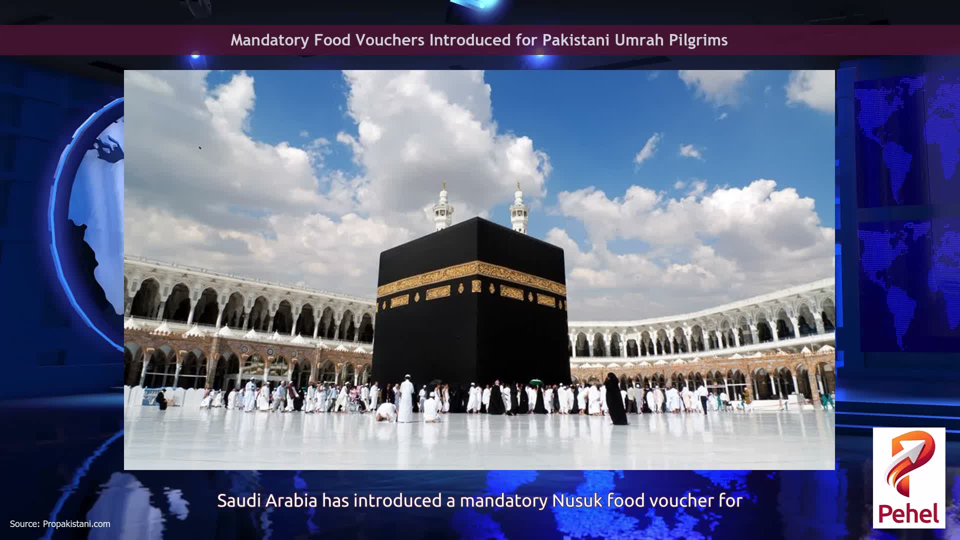 Mandatory Food Vouchers Introduced for Pakistani Umrah Pilgrims