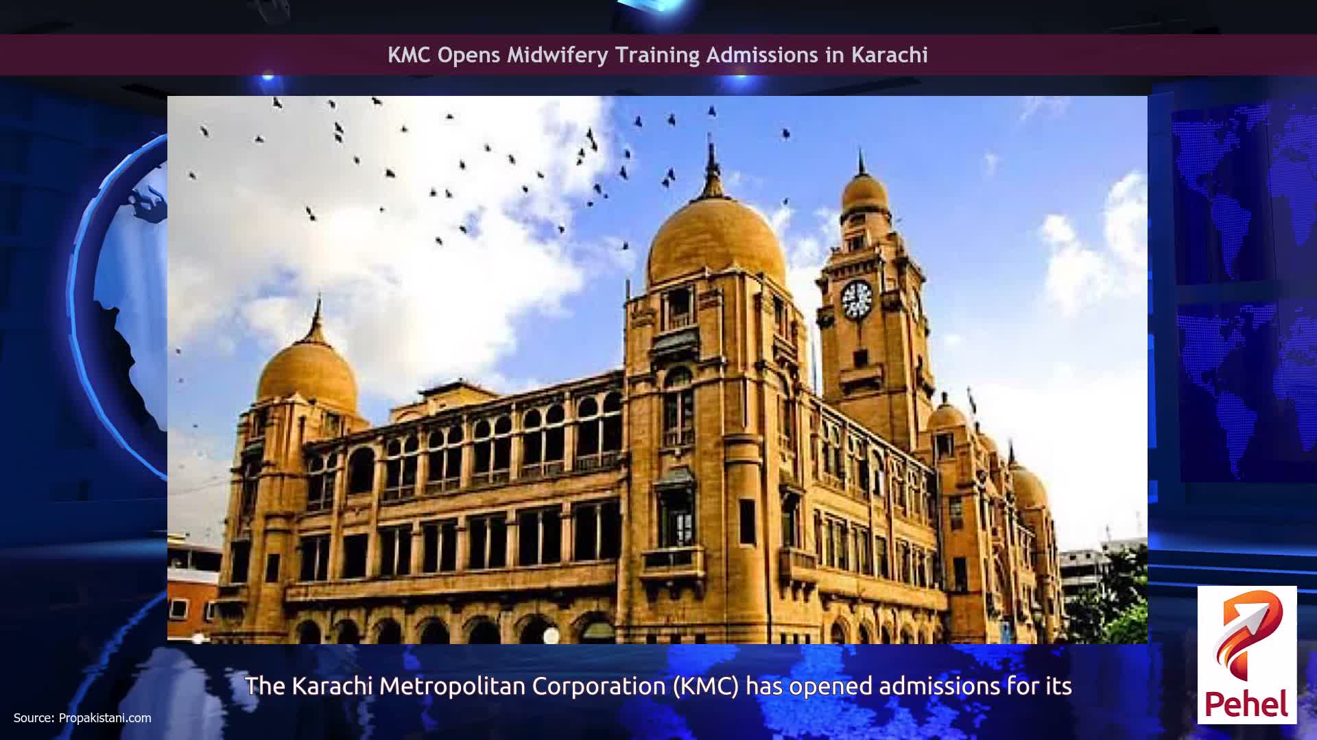 KMC Opens Midwifery Training Admissions in Karachi