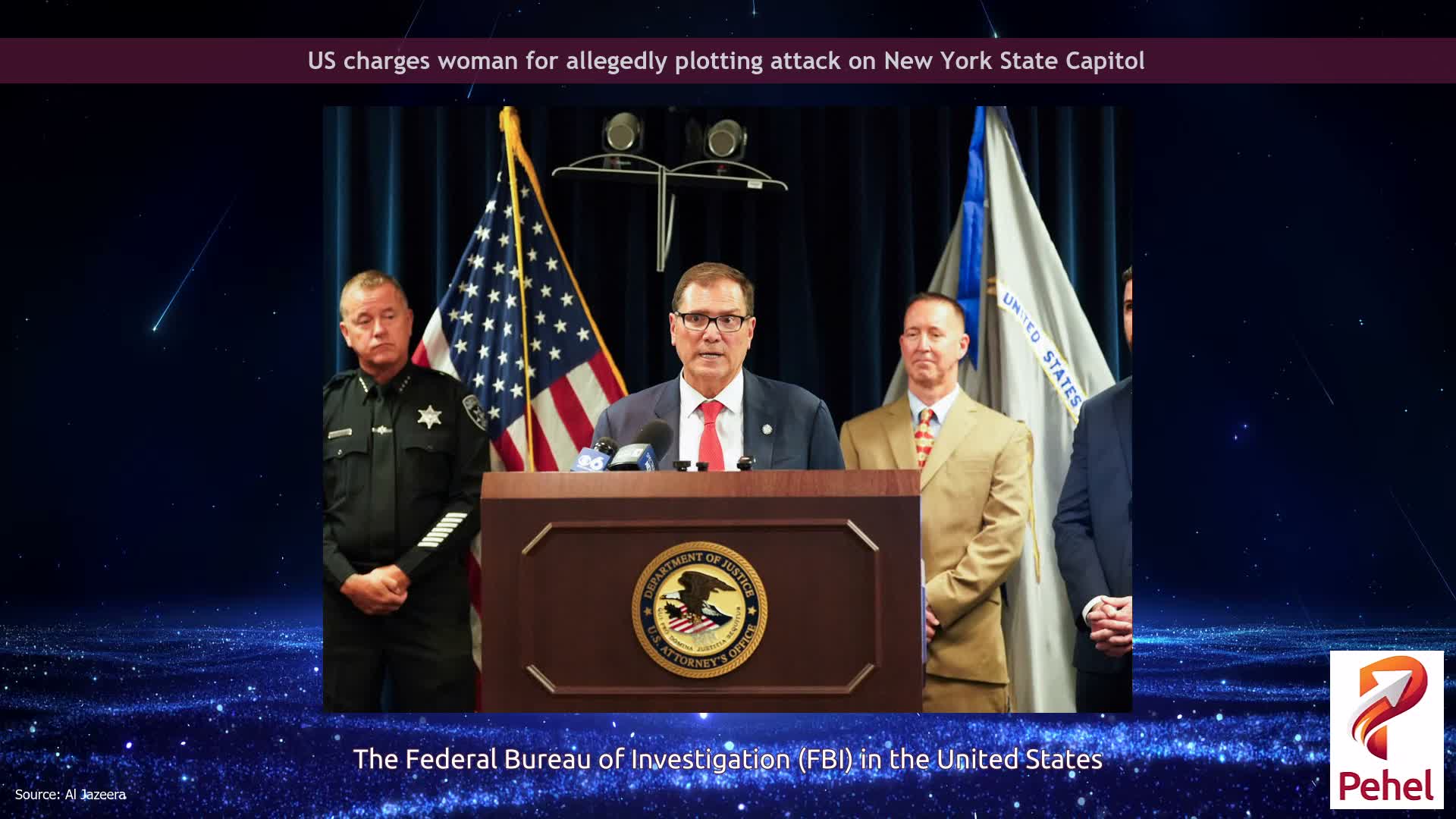 US charges woman for allegedly plotting attack on New York State Capitol