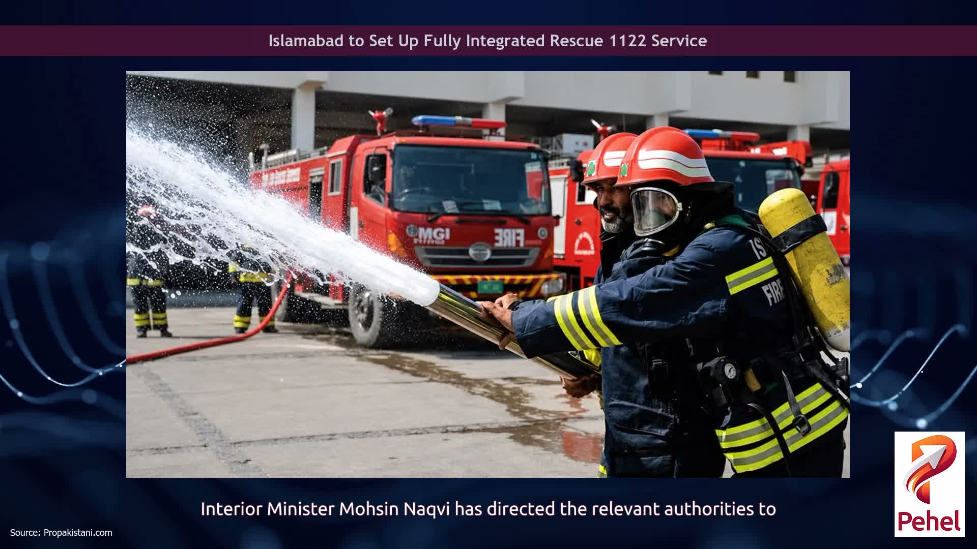 Islamabad to Set Up Fully Integrated Rescue 1122 Service