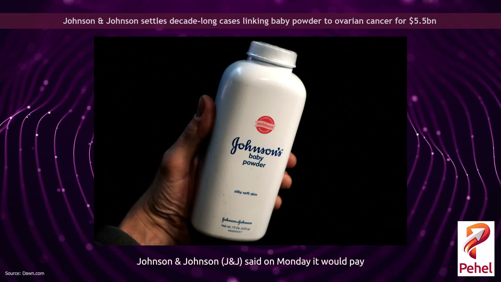 Johnson & Johnson settles decade-long cases linking baby powder to ovarian cancer for $5.5bn