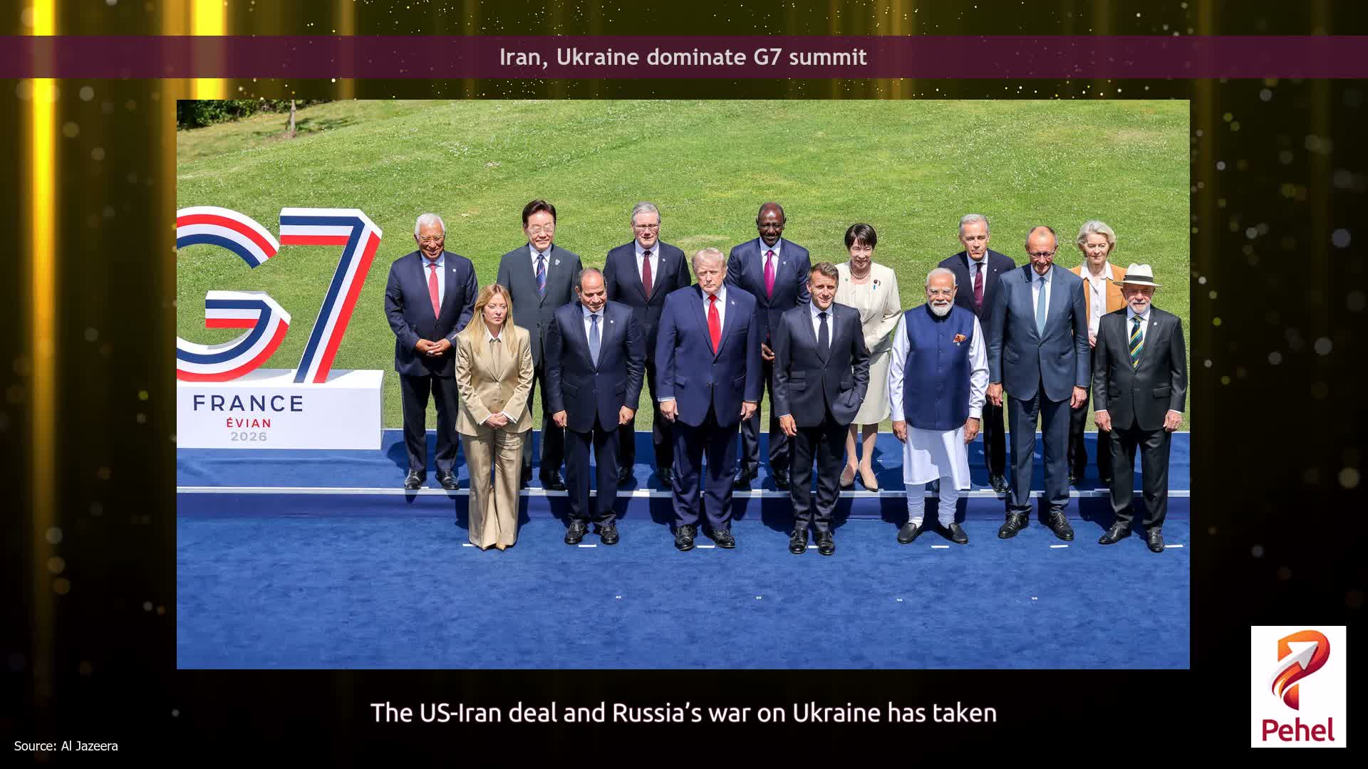 Iran, Ukraine dominate G7 summit