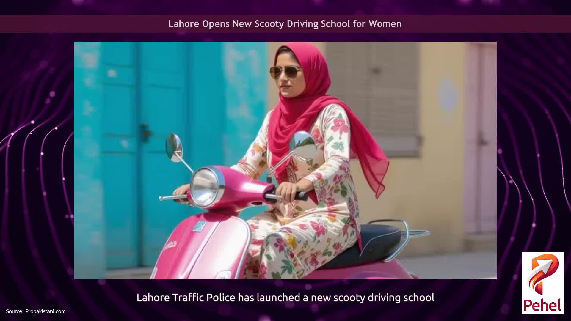 Lahore Opens New Scooty Driving School for Women