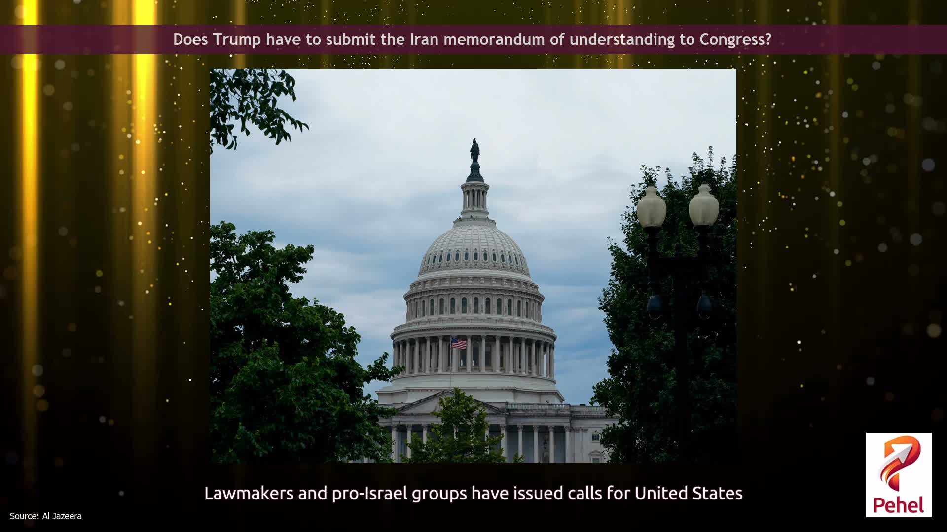 Does Trump have to submit the Iran memorandum of understanding to Congress?
