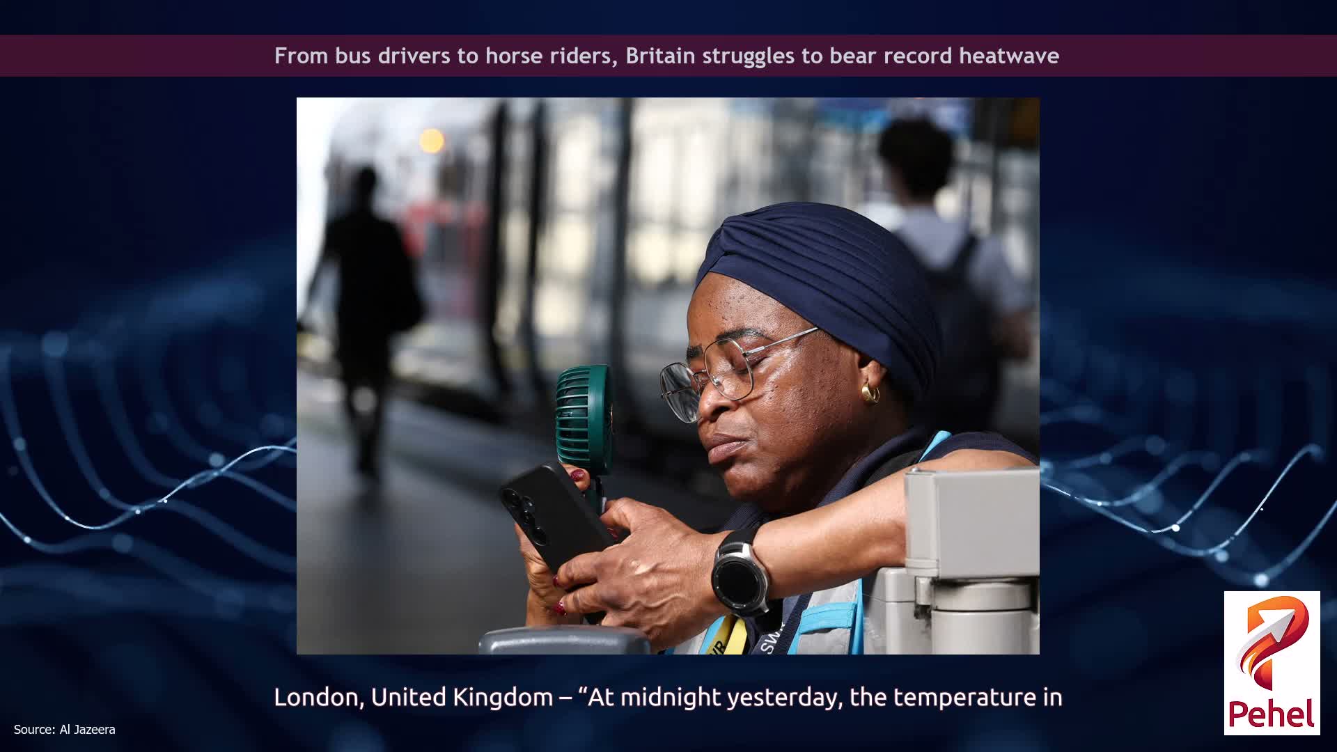 From bus drivers to horse riders, Britain struggles to bear record heatwave