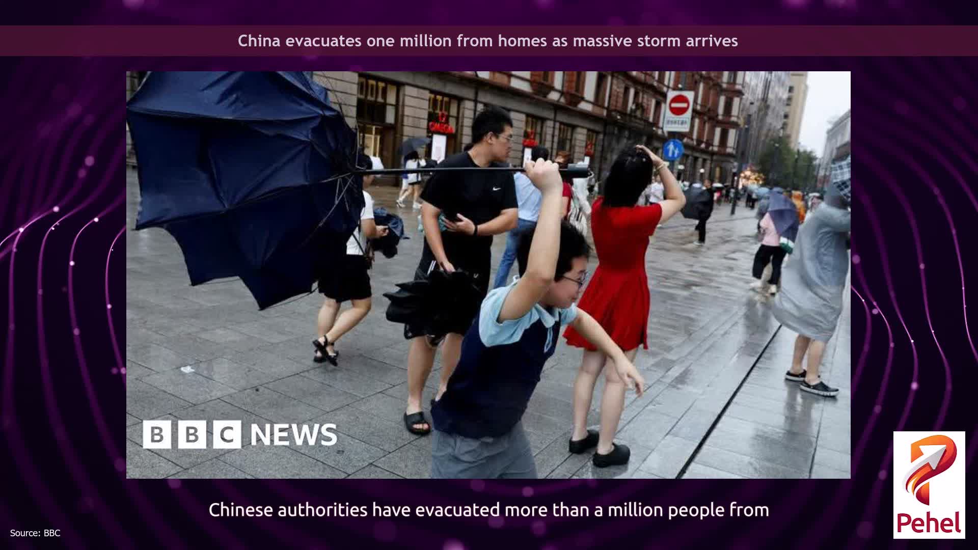 China evacuates one million from homes as massive storm arrives