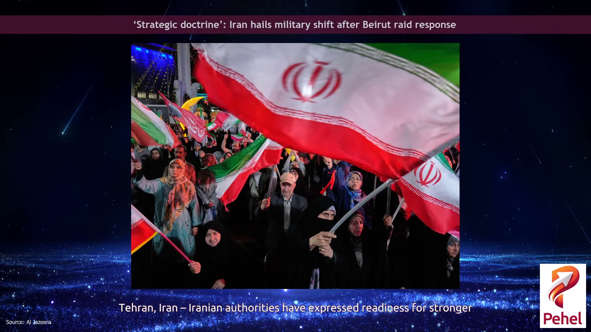 ‘Strategic doctrine’: Iran hails military shift after Beirut raid response