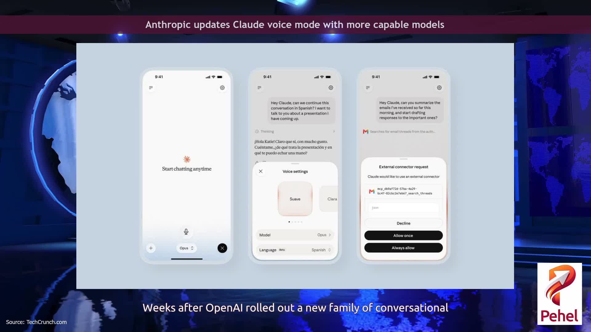 Anthropic updates Claude voice mode with more capable models