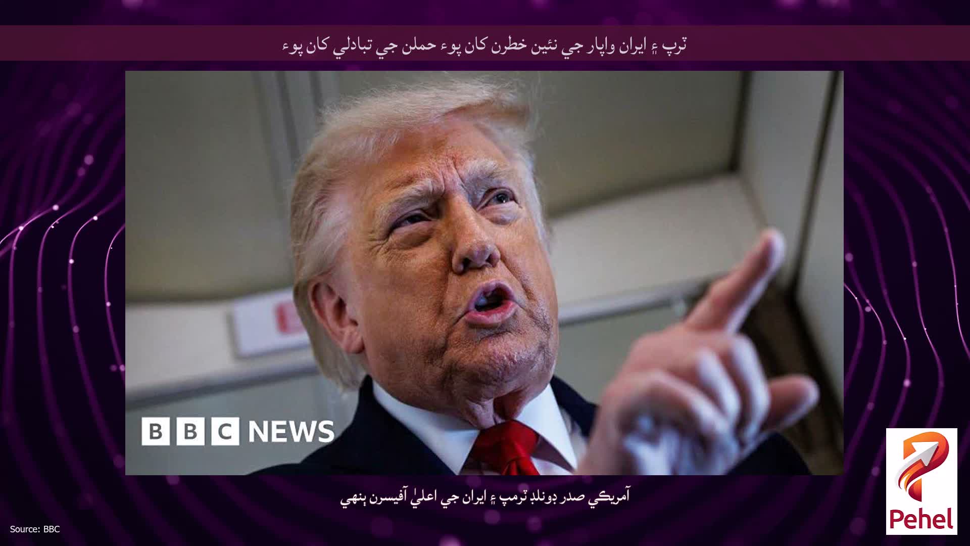 ٽرپ ۽ ايران واپار جي نئين خطرن کان پوء حملن جي تبادلي کان پوء