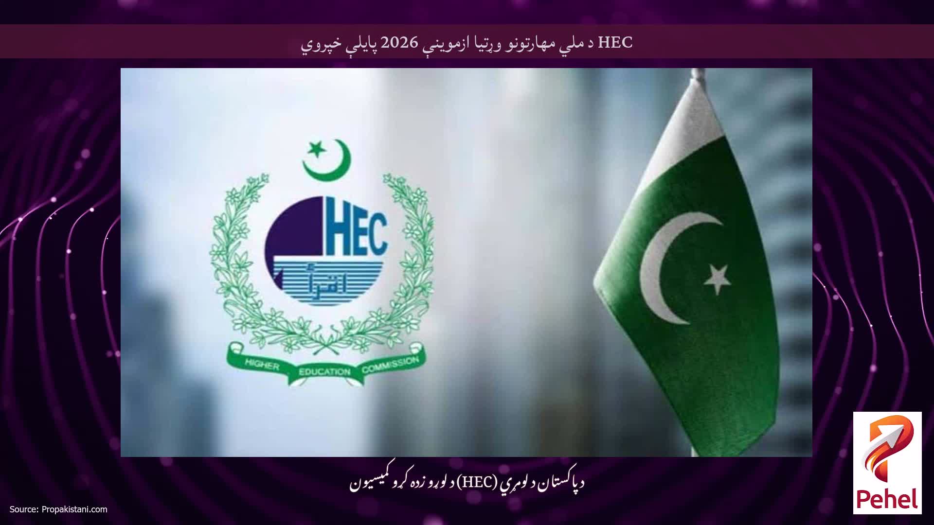 HEC د ملي مهارتونو وړتیا ازموینې 2026 پایلې خپروي