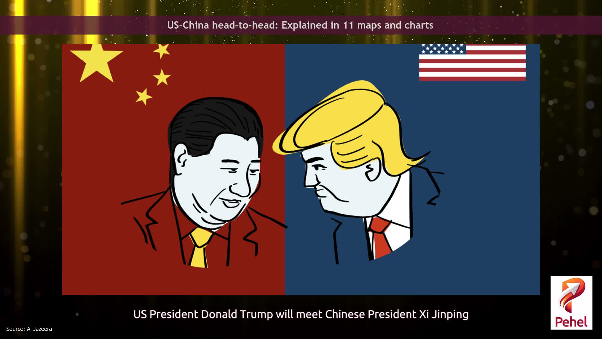 US-China head-to-head: Explained in 11 maps and charts