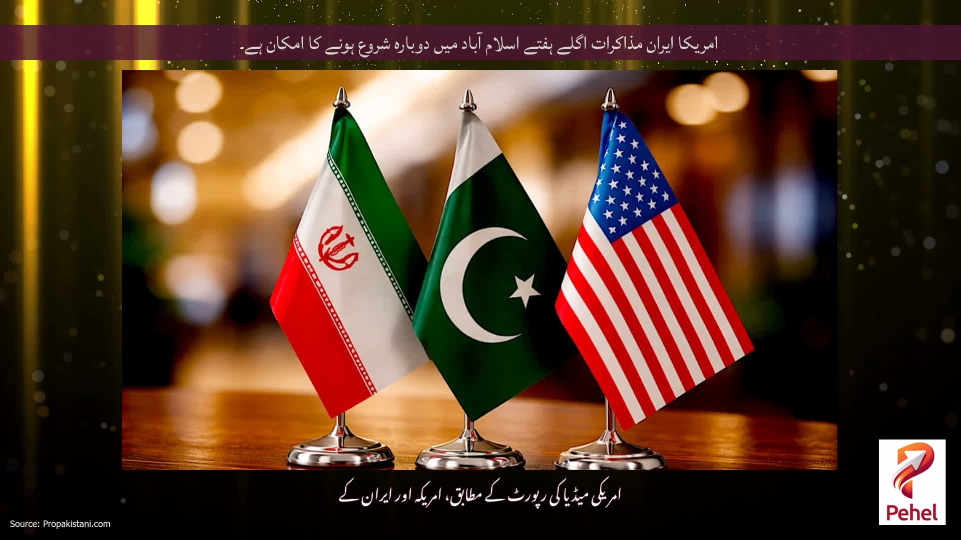 امریکا ایران مذاکرات اگلے ہفتے اسلام آباد میں دوبارہ شروع ہونے کا امکان ہے۔