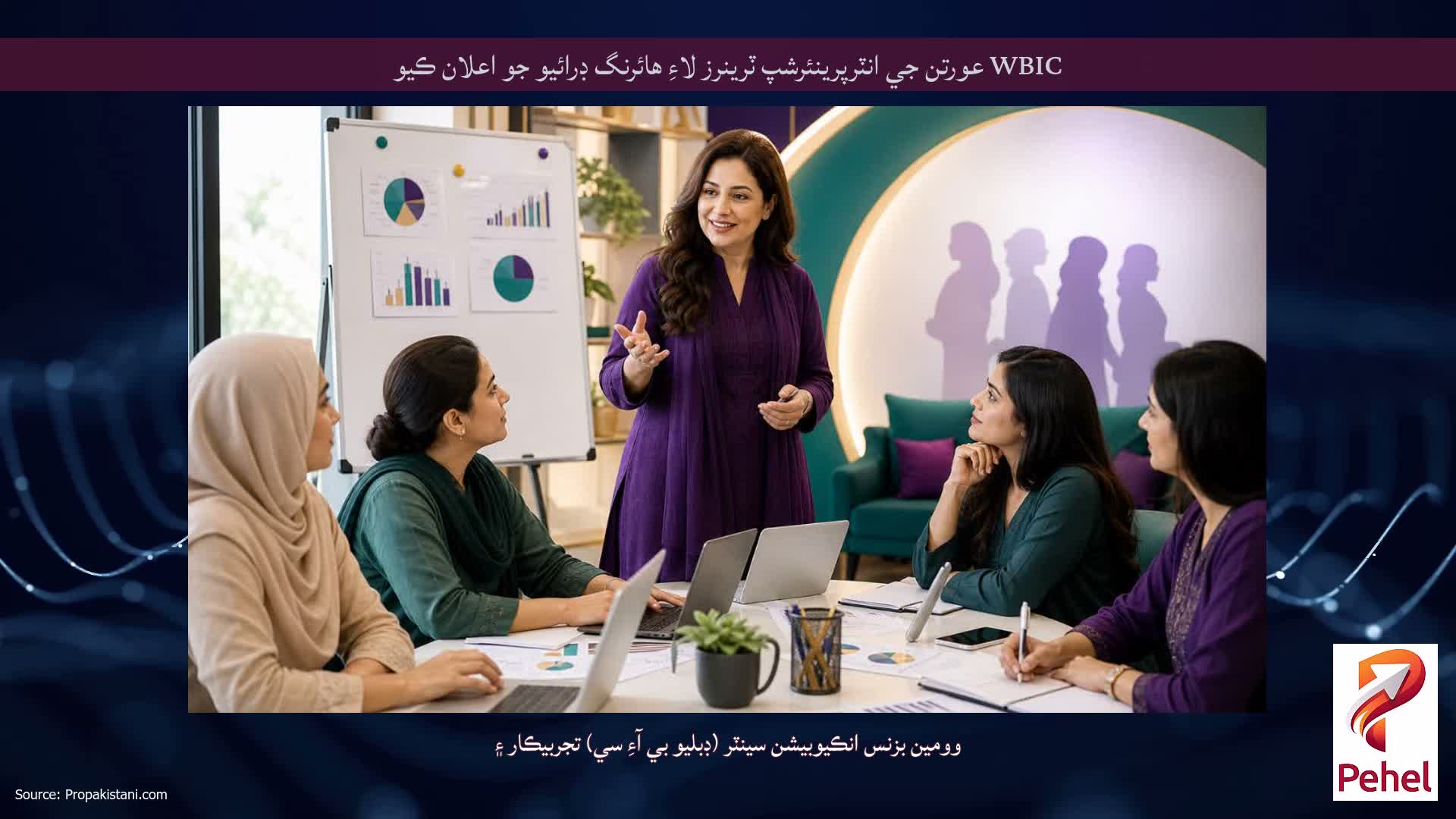 WBIC عورتن جي انٽرپرينئرشپ ٽرينرز لاءِ ھائرنگ ڊرائيو جو اعلان ڪيو