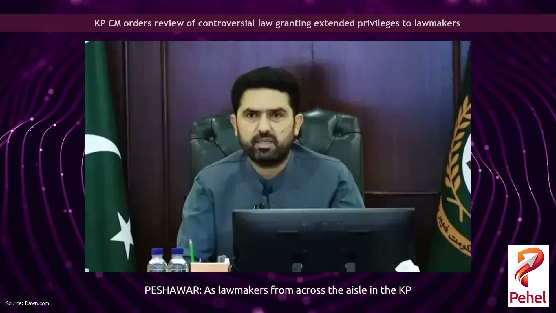 KP CM orders review of controversial law granting extended privileges to lawmakers