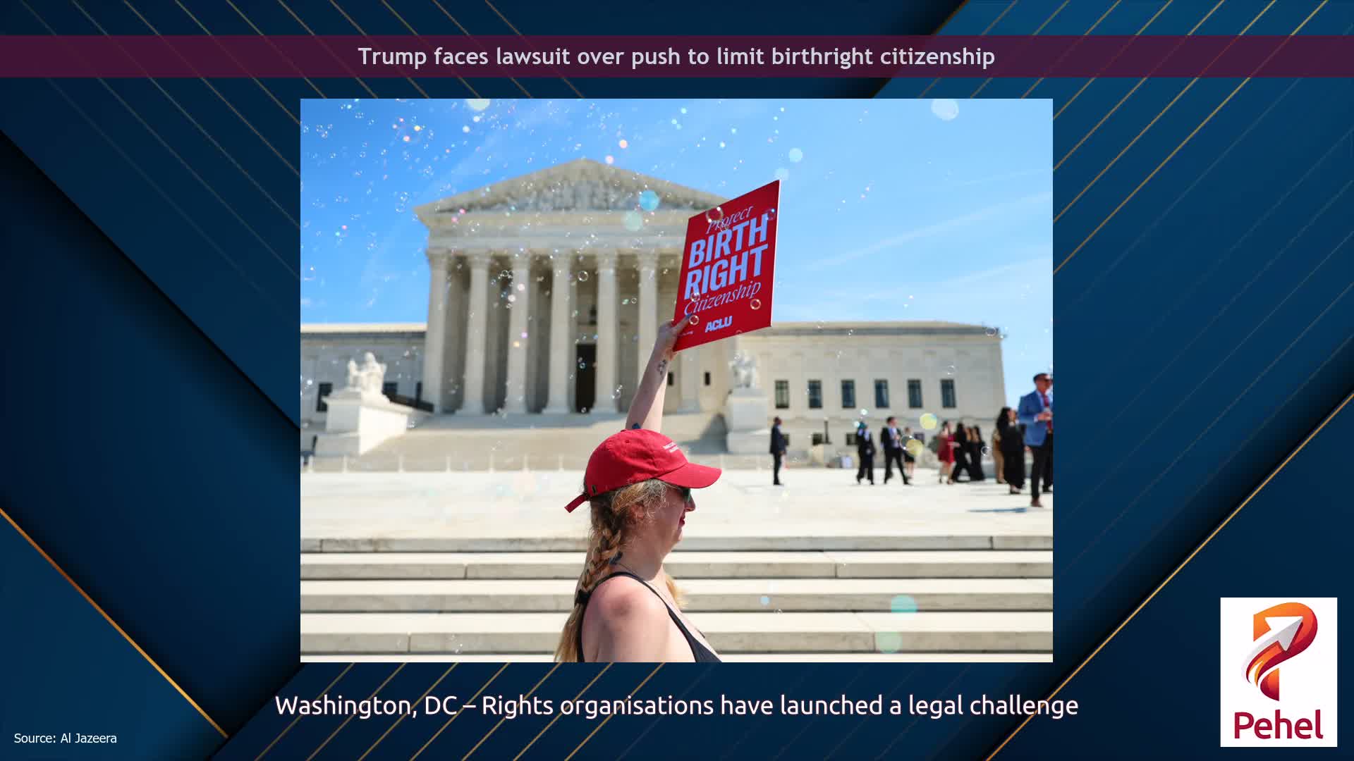 Trump faces lawsuit over push to limit birthright citizenship