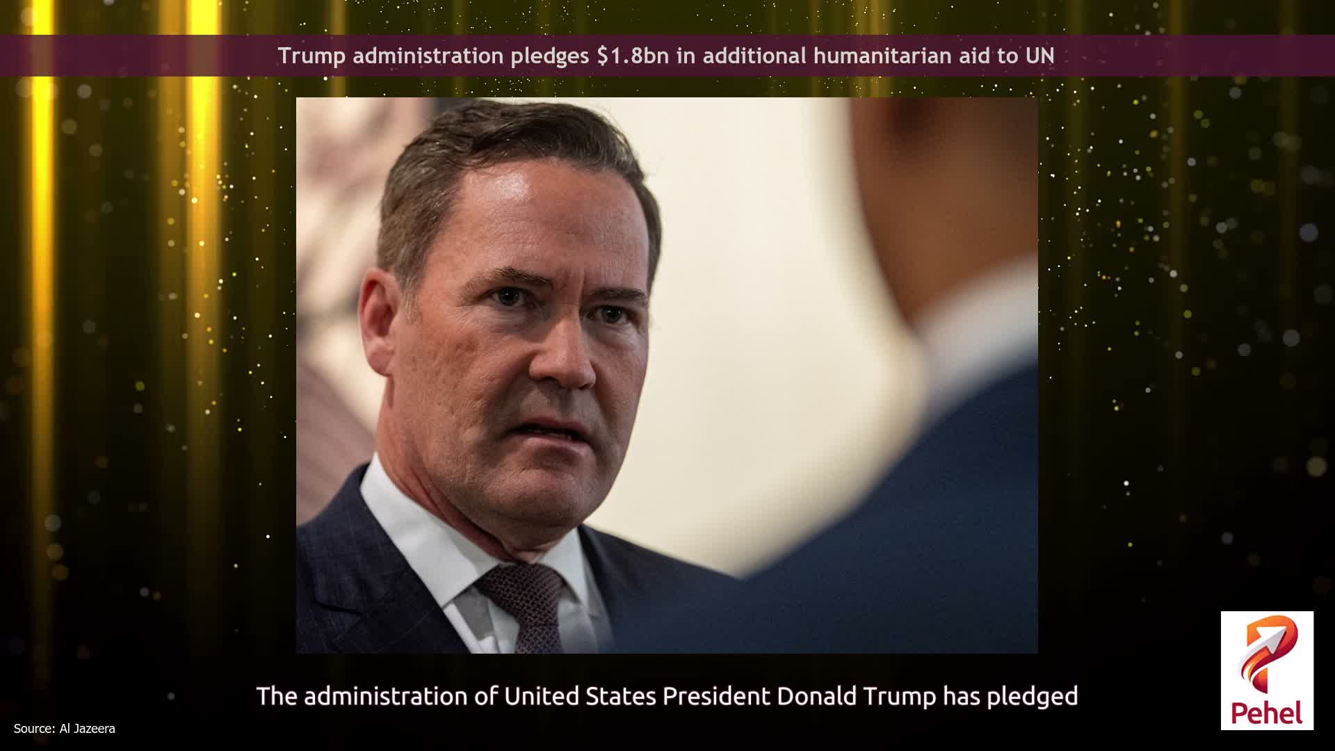 Trump administration pledges $1.8bn in additional humanitarian aid to UN