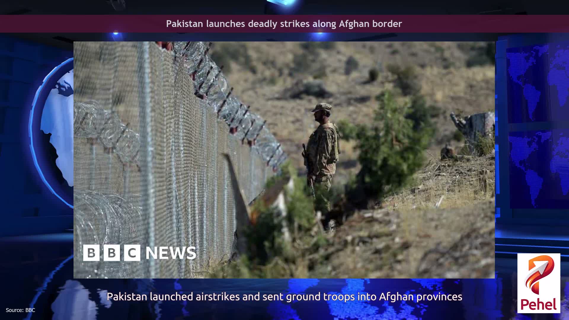 Pakistan launches deadly strikes along Afghan border