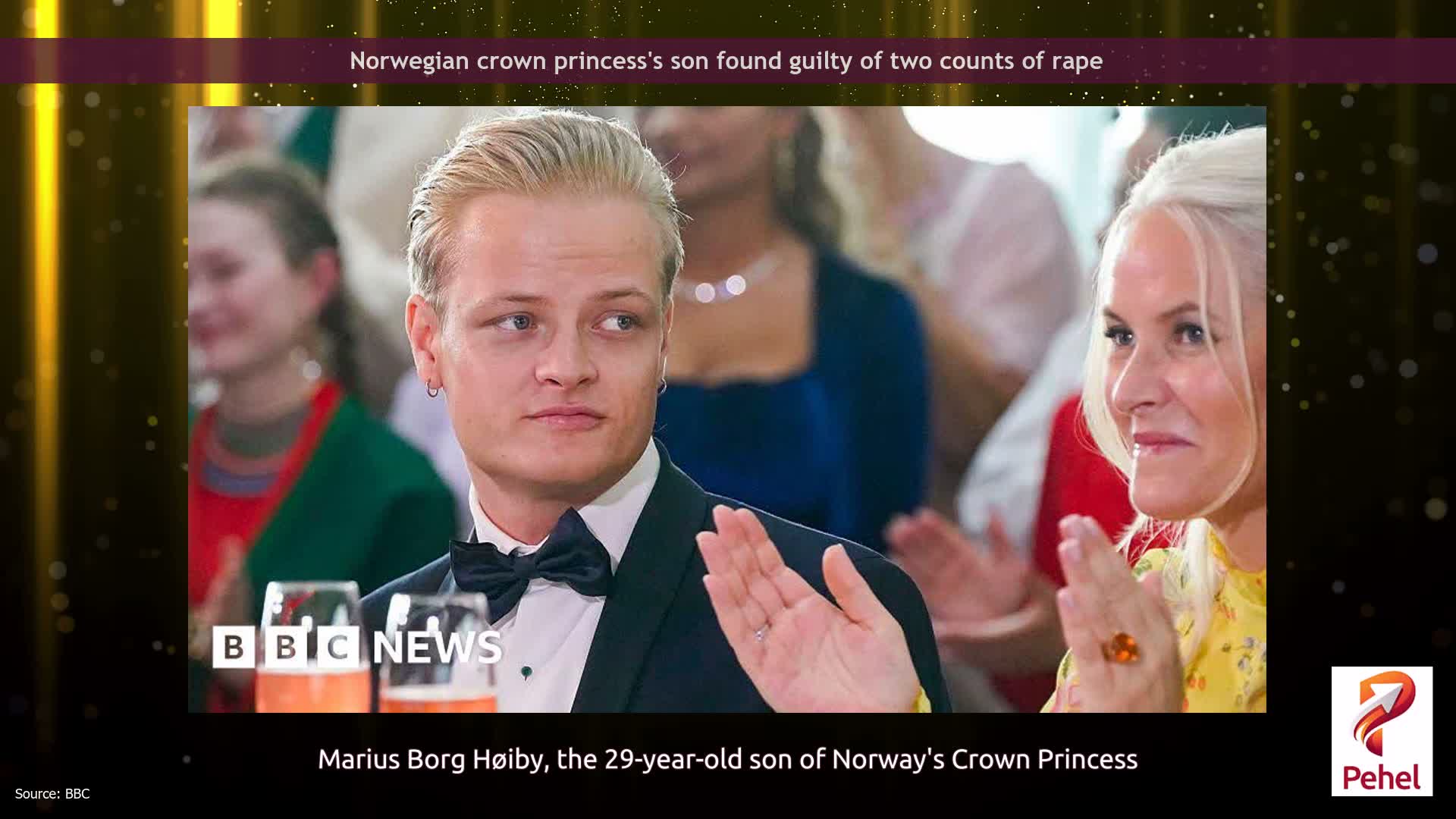 Norwegian crown princess's son found guilty of two counts of rape