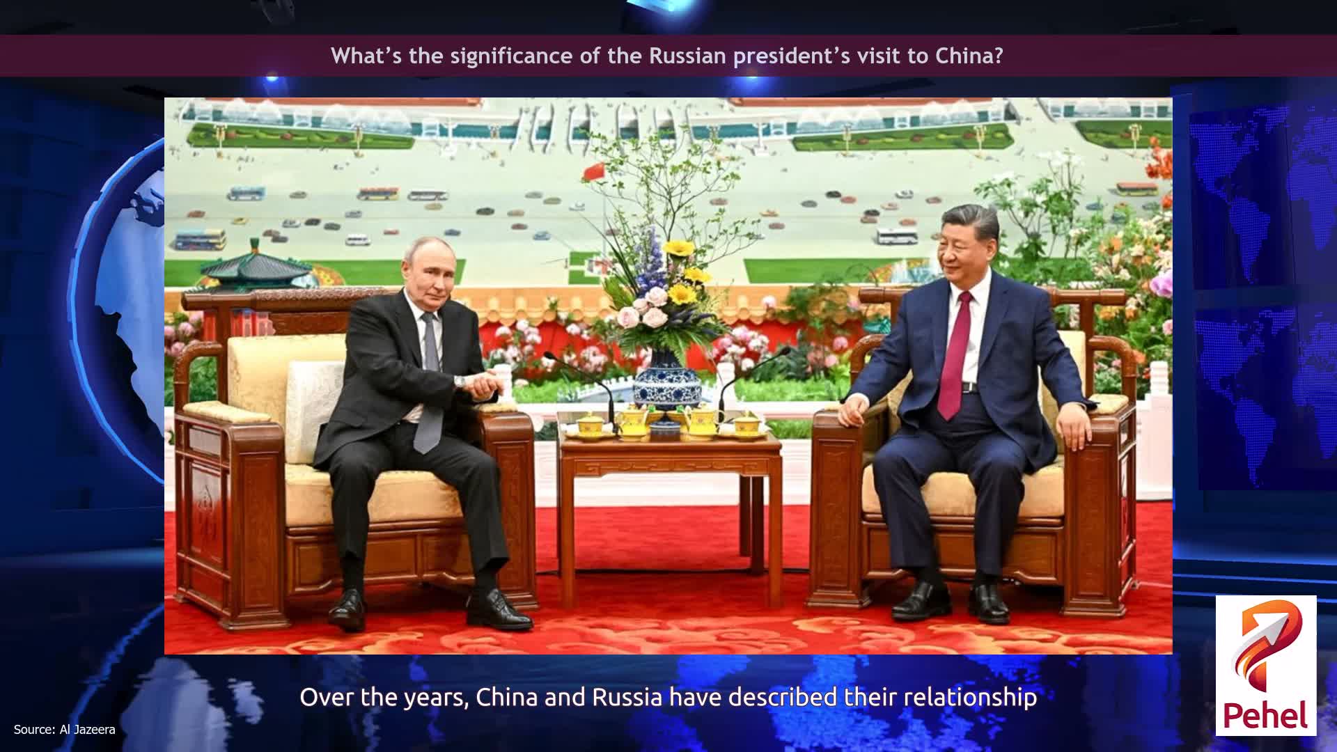 What’s the significance of the Russian president’s visit to China?