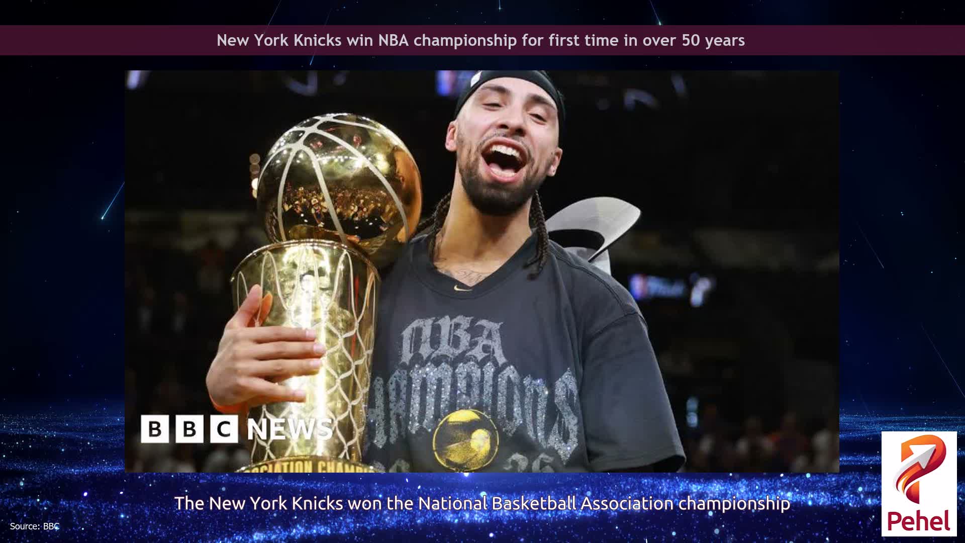 New York Knicks win NBA championship for first time in over 50 years