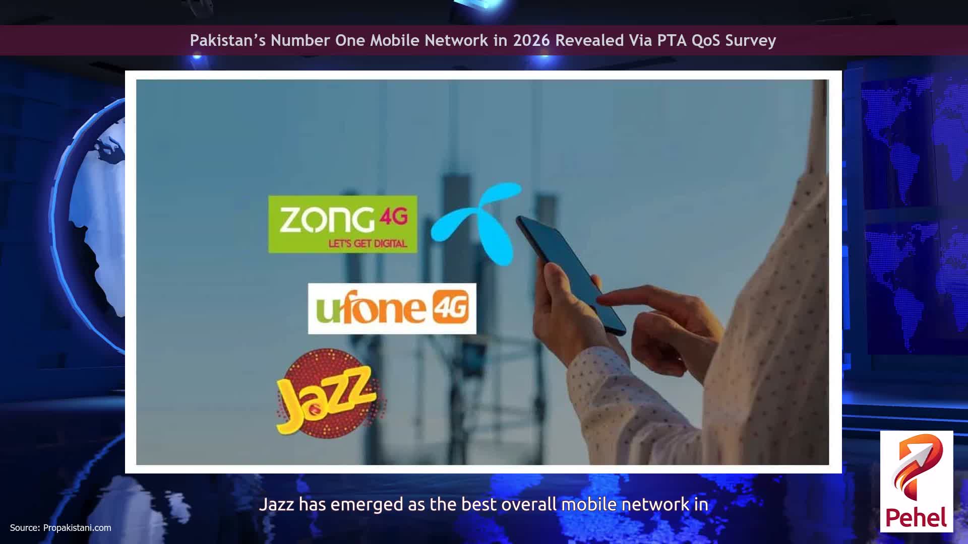 Pakistan’s Number One Mobile Network in 2026 Revealed Via PTA QoS Survey
