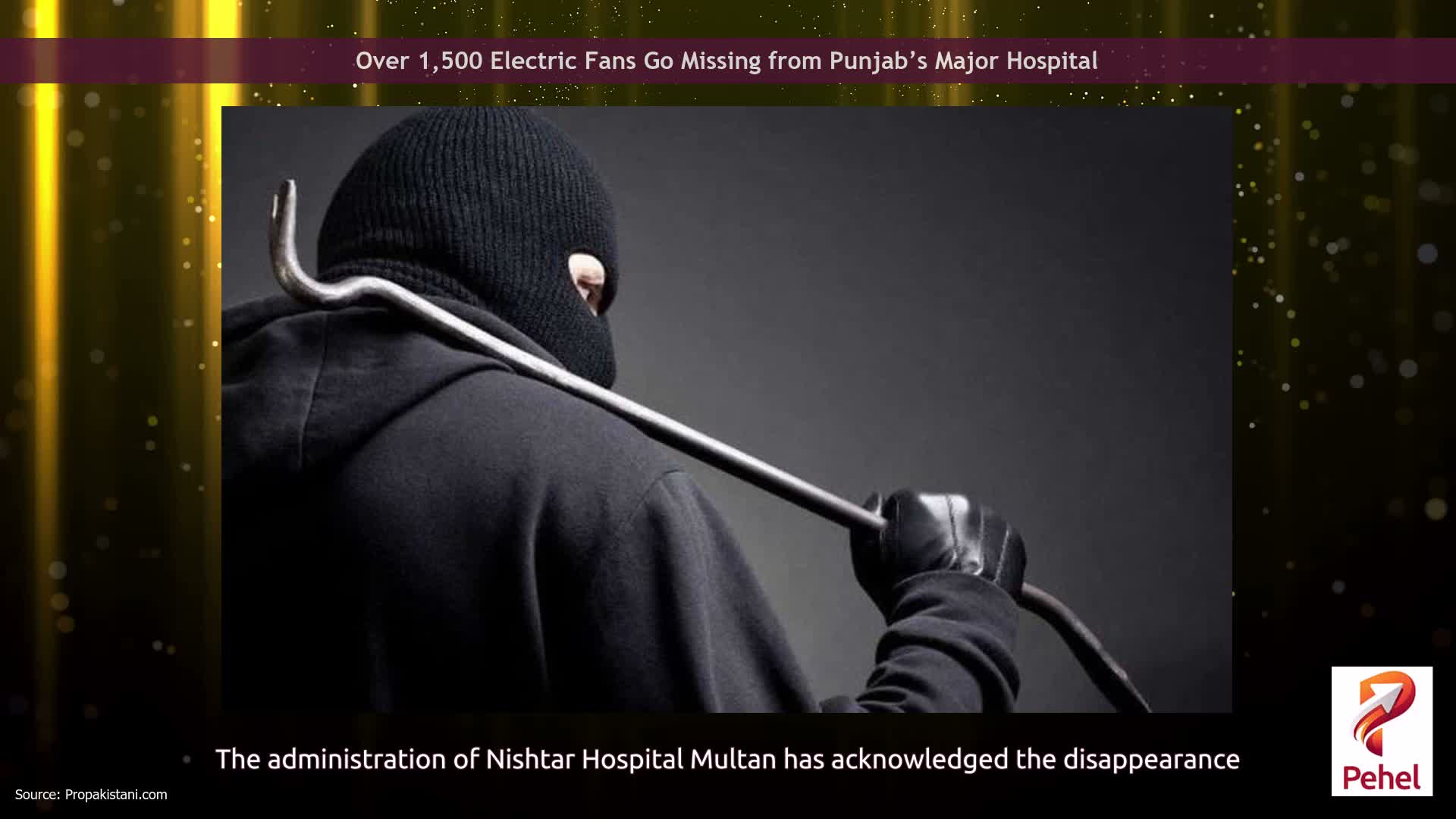 Over 1,500 Electric Fans Go Missing from Punjab’s Major Hospital