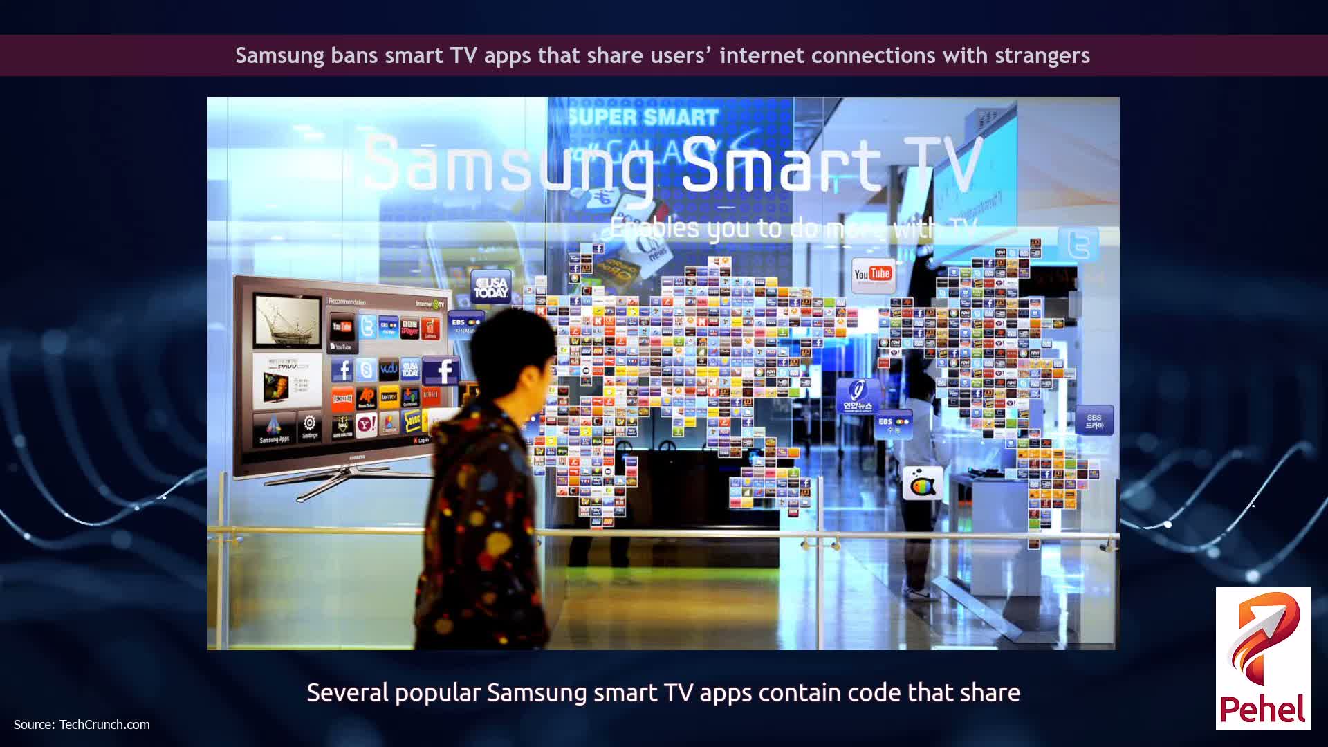 Samsung bans smart TV apps that share users’ internet connections with strangers