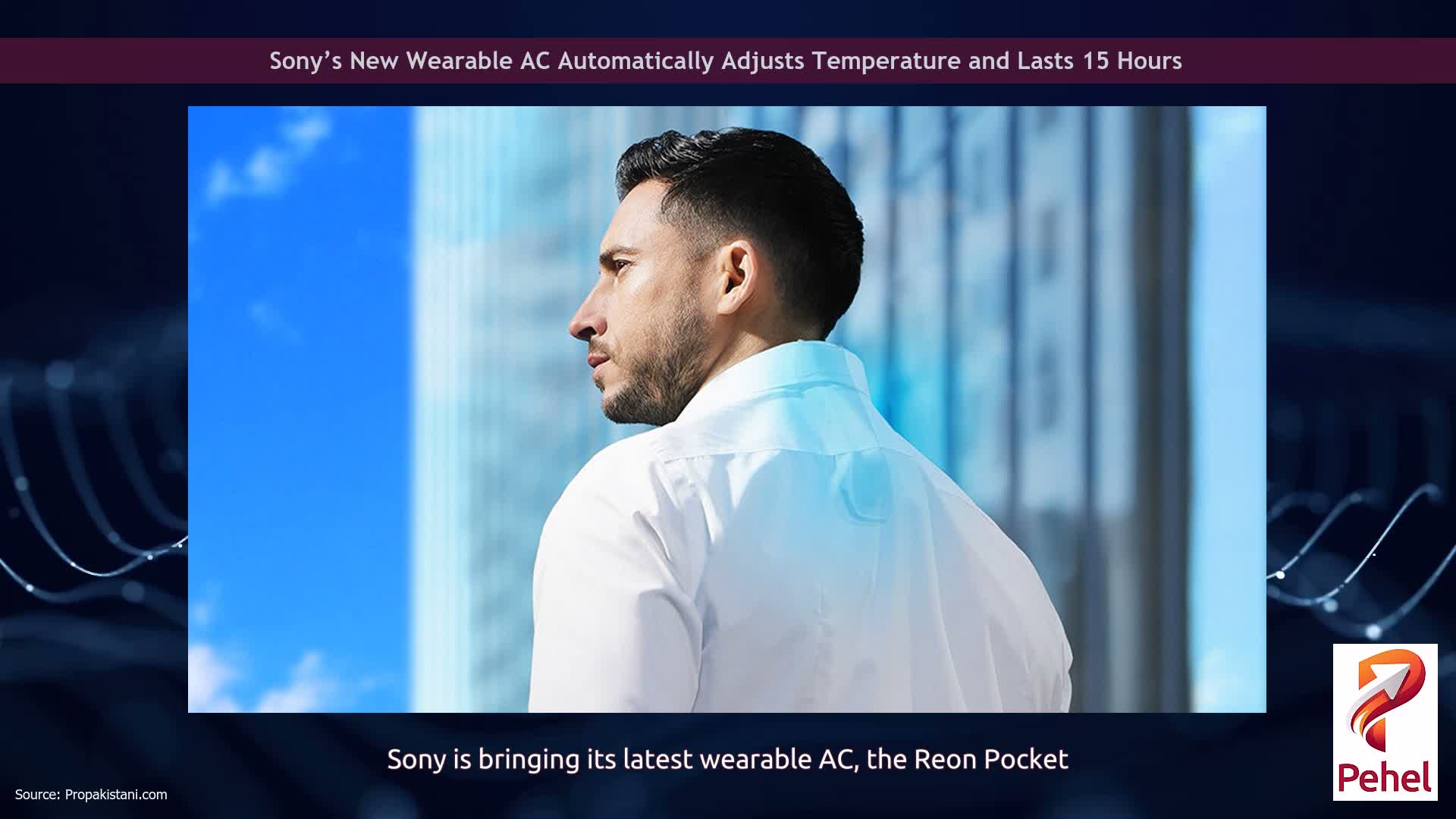 Sony’s New Wearable AC Automatically Adjusts Temperature and Lasts 15 Hours