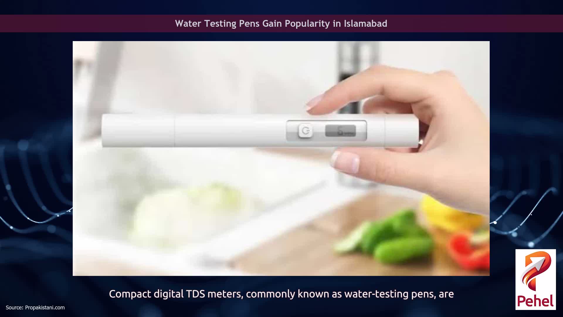 Water Testing Pens Gain Popularity in Islamabad