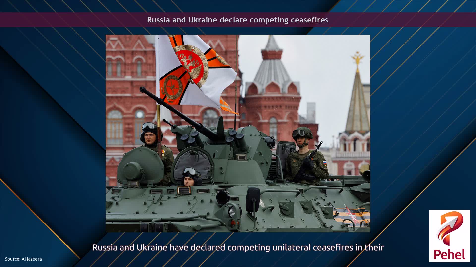 Russia and Ukraine declare competing ceasefires