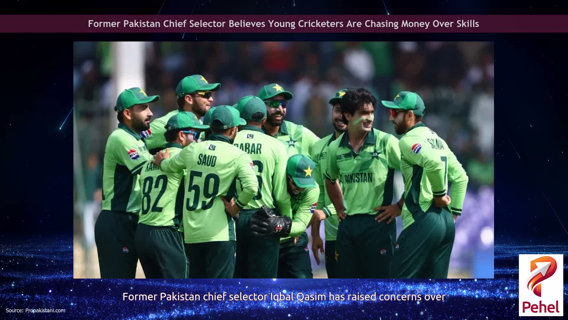 Former Pakistan Chief Selector Believes Young Cricketers Are Chasing Money Over Skills