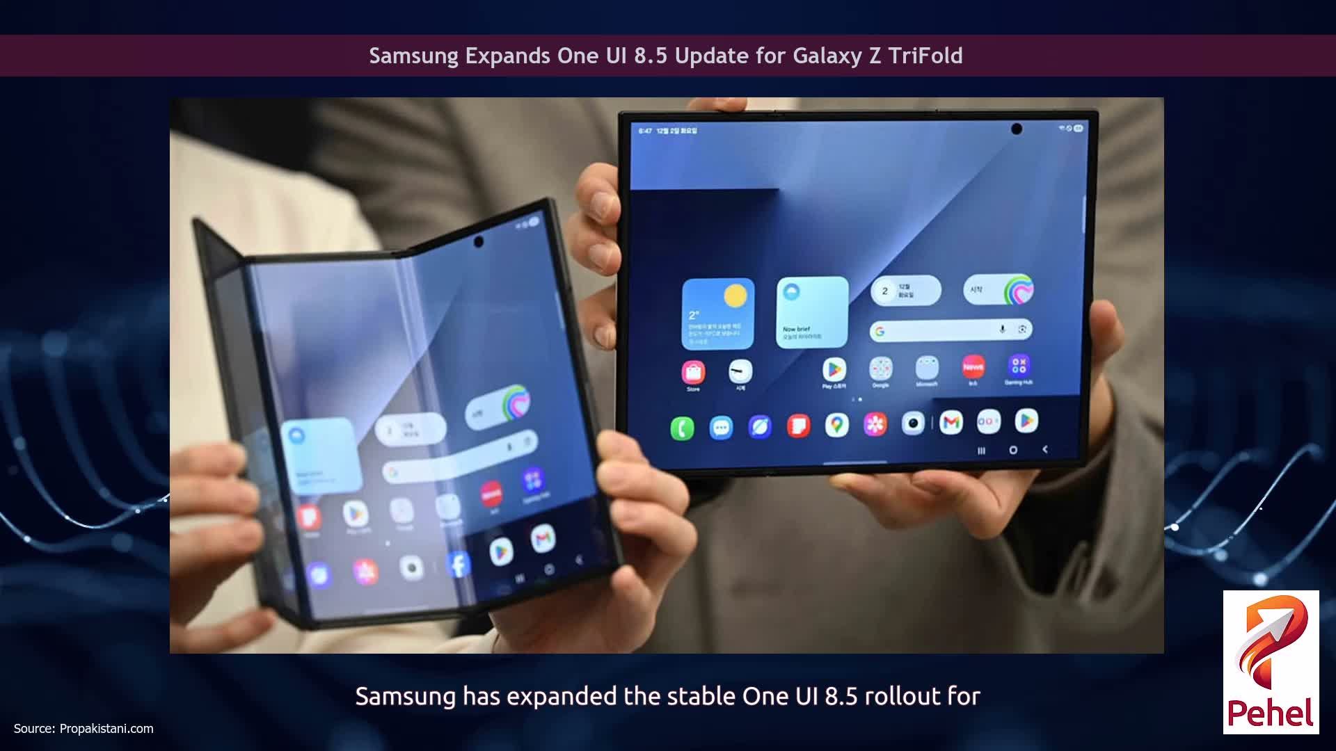Samsung Expands One UI 8.5 Update for Galaxy Z TriFold
