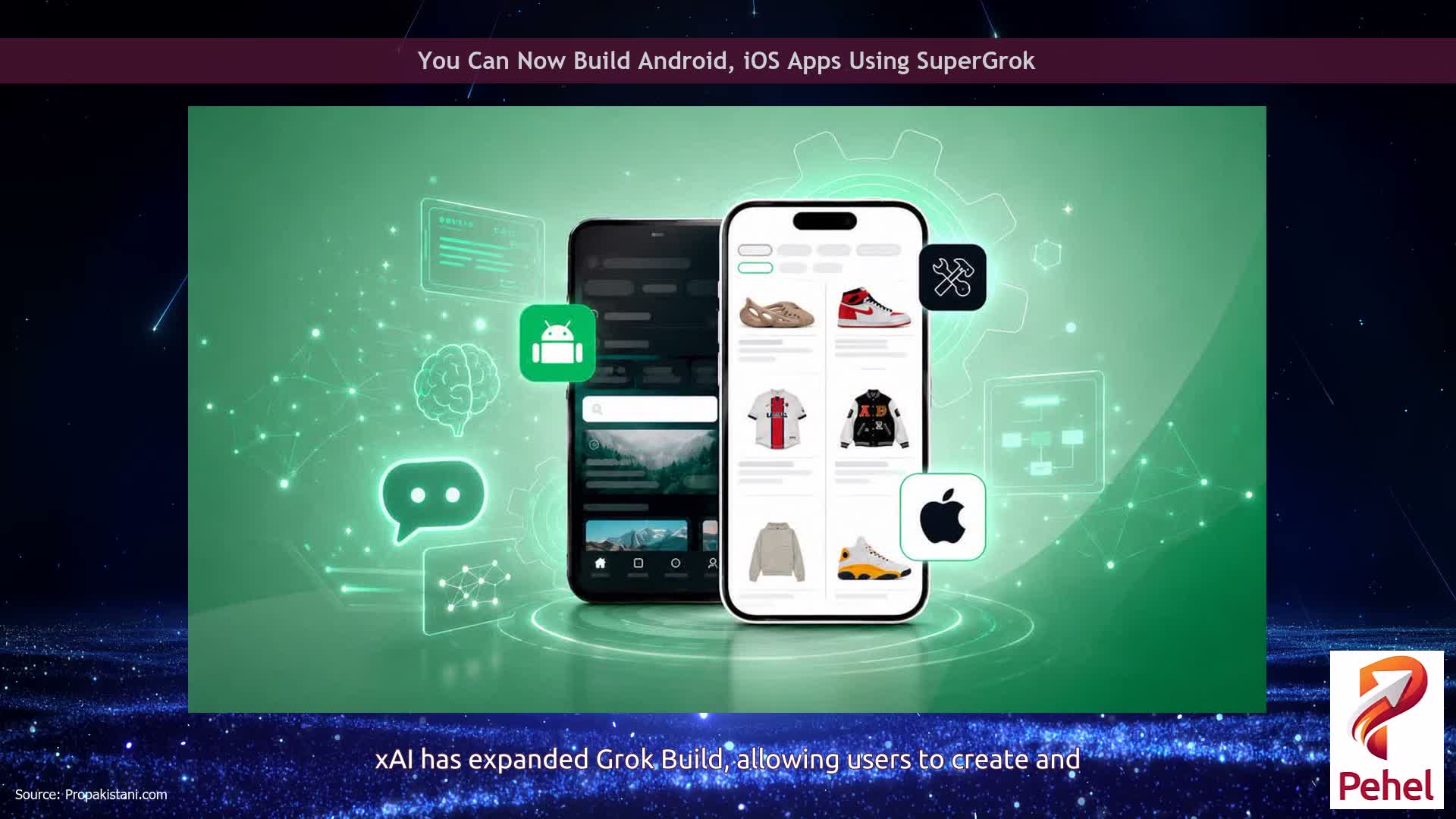 You Can Now Build Android, iOS Apps Using SuperGrok